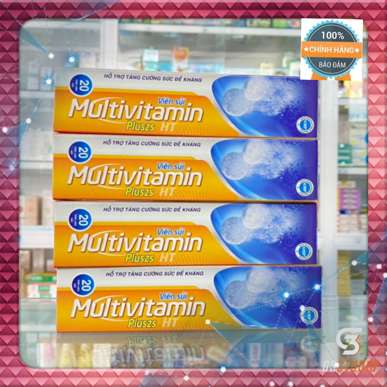 (CHÍNH HÃNG) - Sủi Multivitamin Pluszs Tuýp 20v - Tăng sức đề kháng