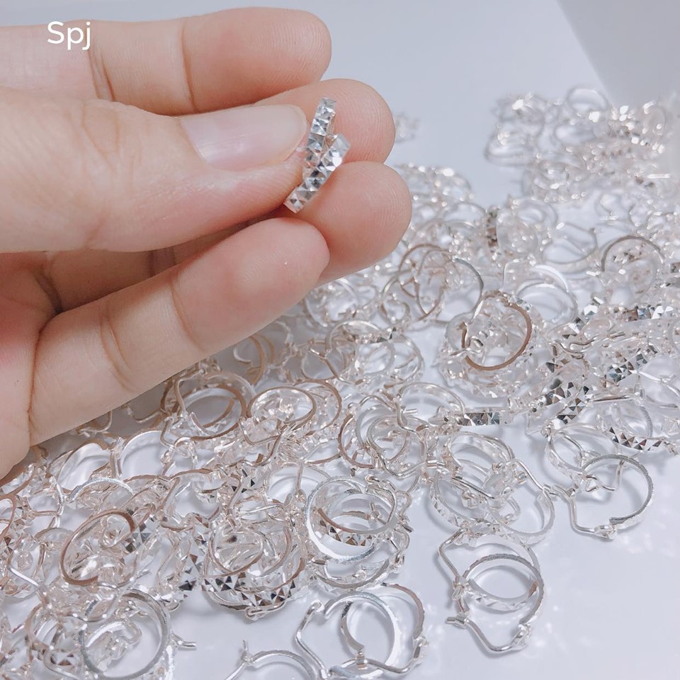Bông tai cài bạc ta phay cho bé về sll giá tốt