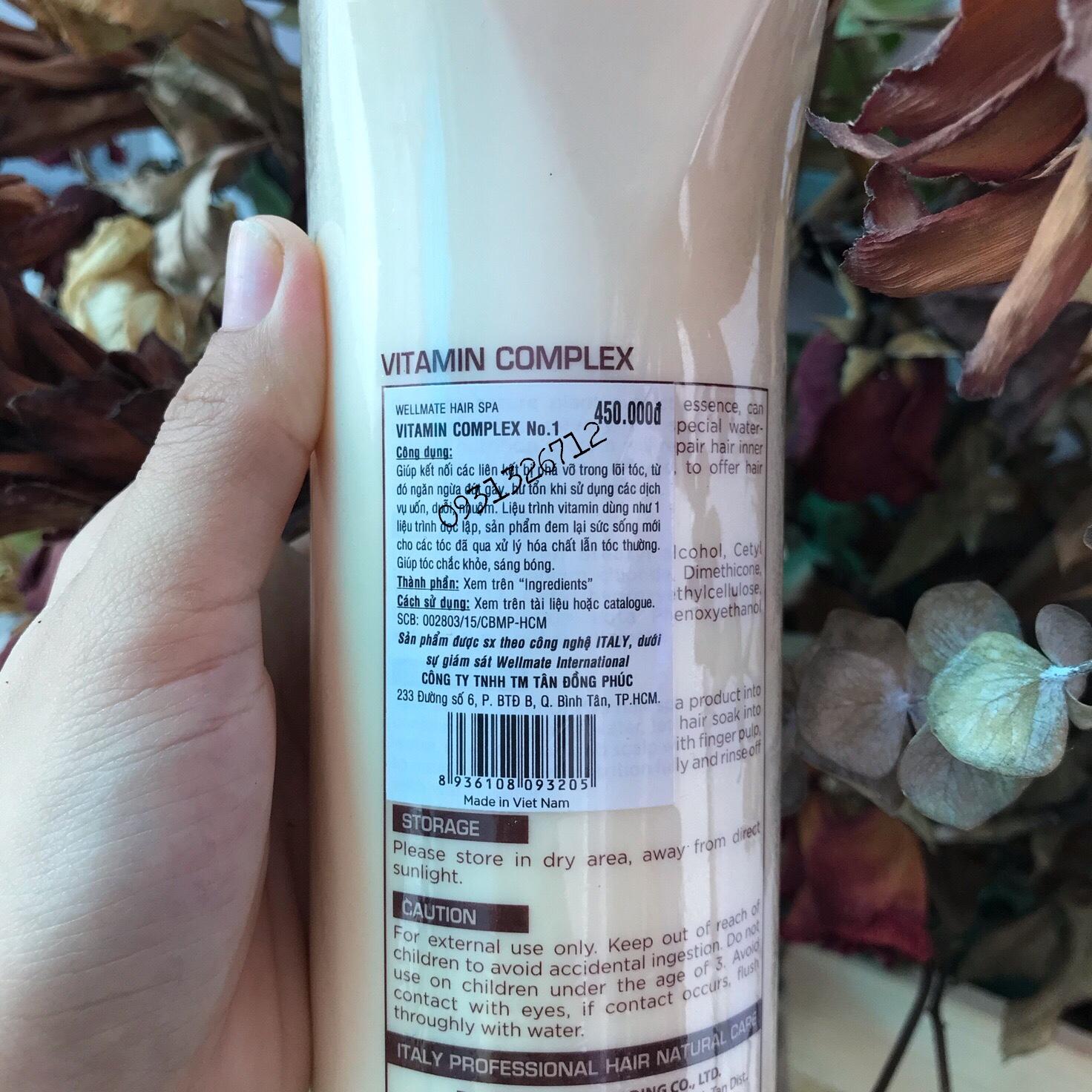 (CHÍNH HÃNG) Phục hồi vitamin Số 1 Wellmate 500ml