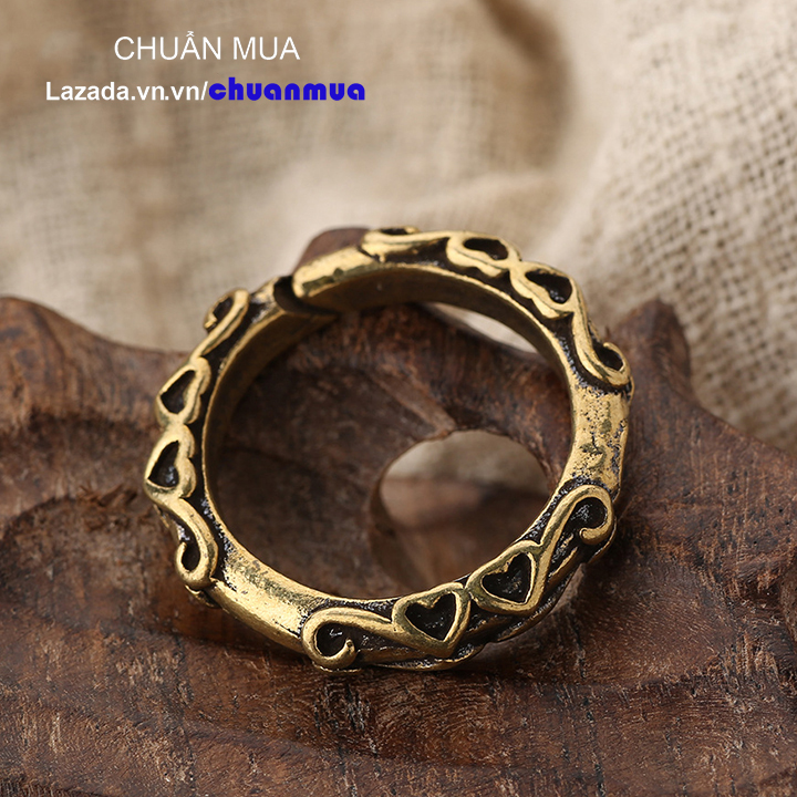Ancient Chinese Style Bronze Keyring, Key Chain Ring, Men's Ring (24mm, 28mm,...)