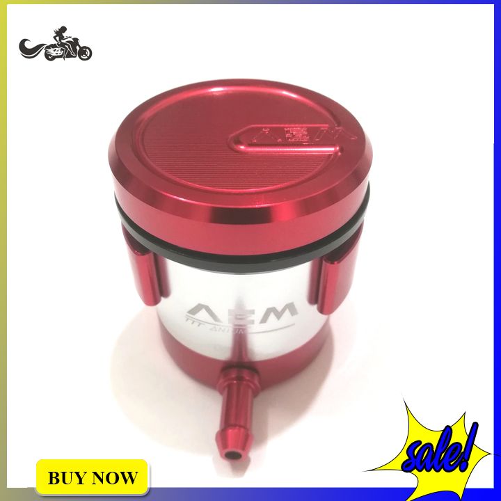 Bình Dầu AEM Cho Xe Máy Gắn Nhiều Dòng Xe Màu Cam