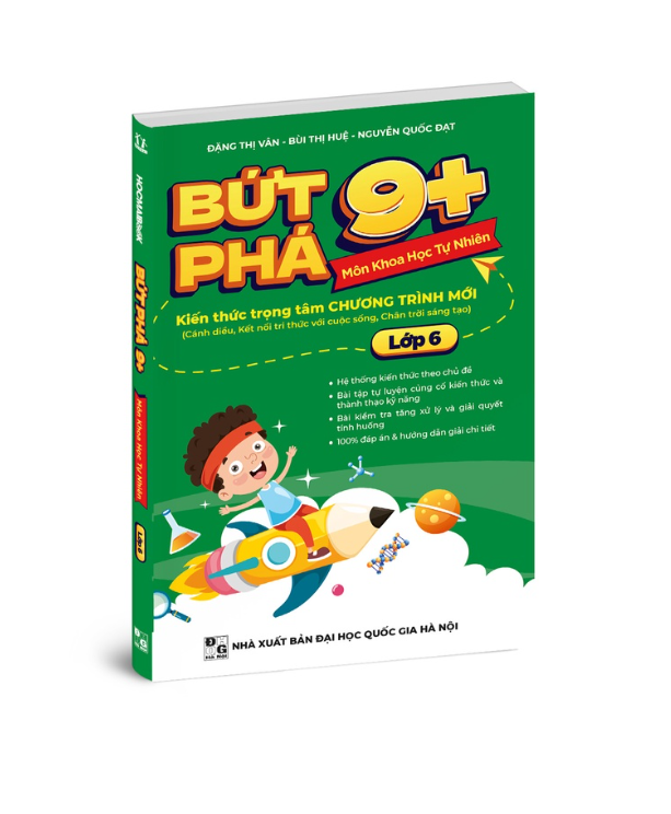 Sách - bứt phá 9+ môn khoa học tự nhiên - lớp 6