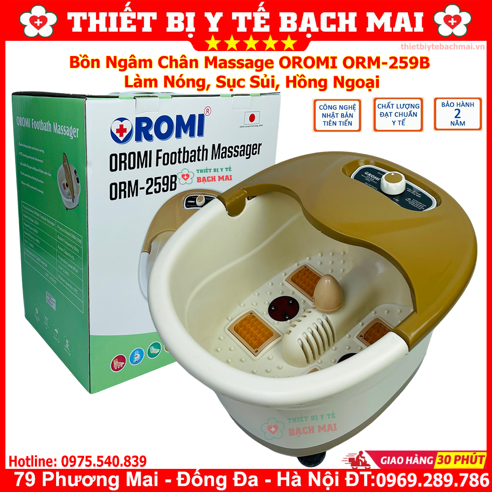 Bồn Ngâm Chân Massage OROMI ORM-259B