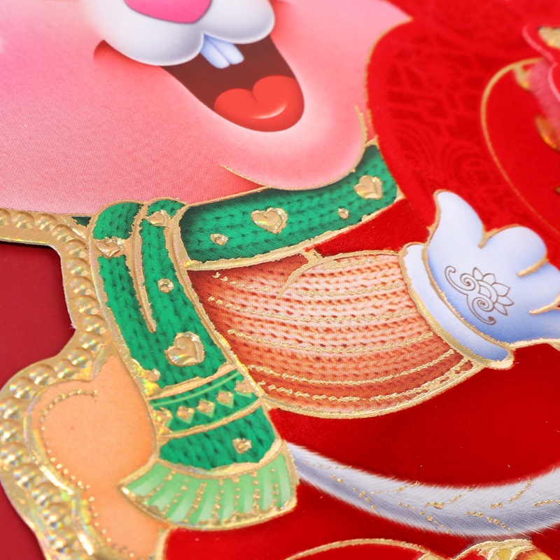 1 pair sticker New Year/2023 rabbit shape lovely