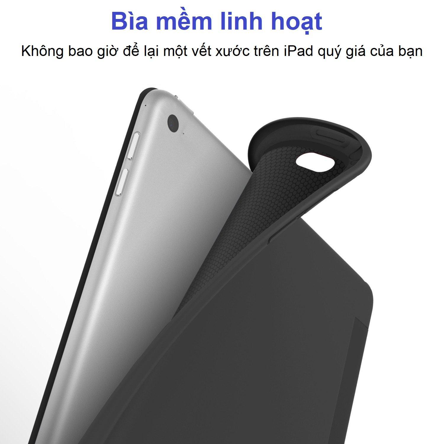 Bao da ốp lưng doanh nhân cao cấp dành cho iPad Mini 5