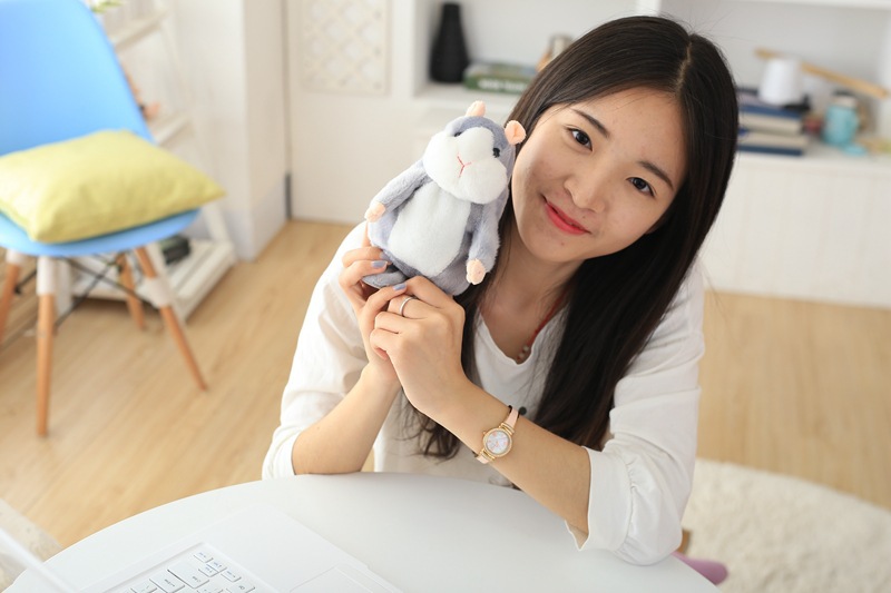 [HCM]Chuột Hamster đồ chơi biết nói biết đi [đồ chơi cho bé - no box]
