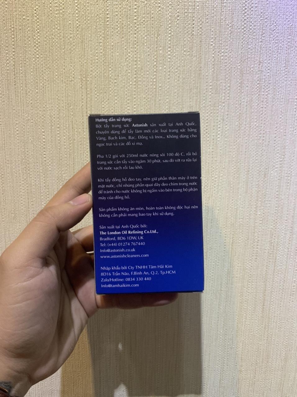 Bột tẩy trang sức Astonish