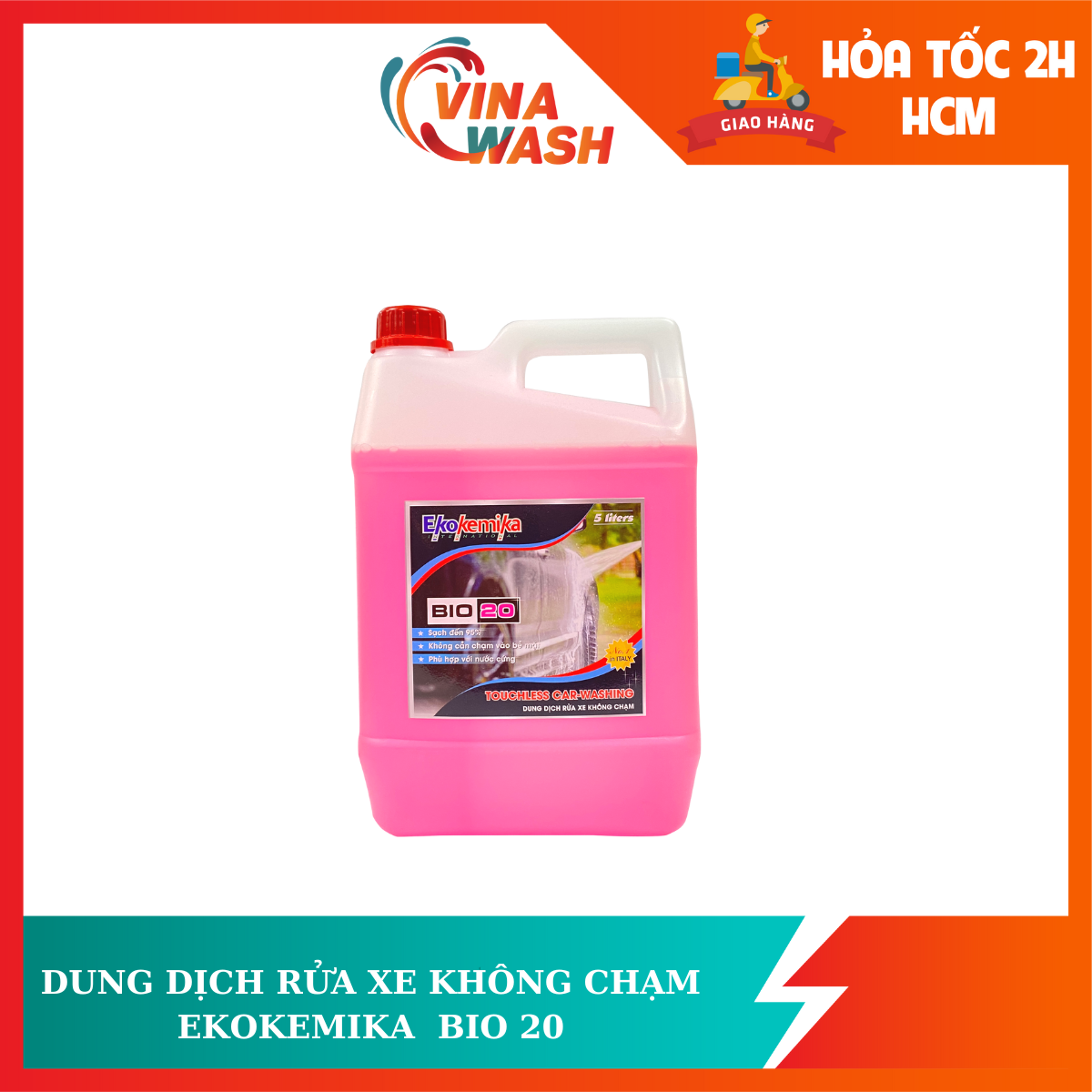 Dung dịch rửa xe không chạm Ekokemika Bio 20