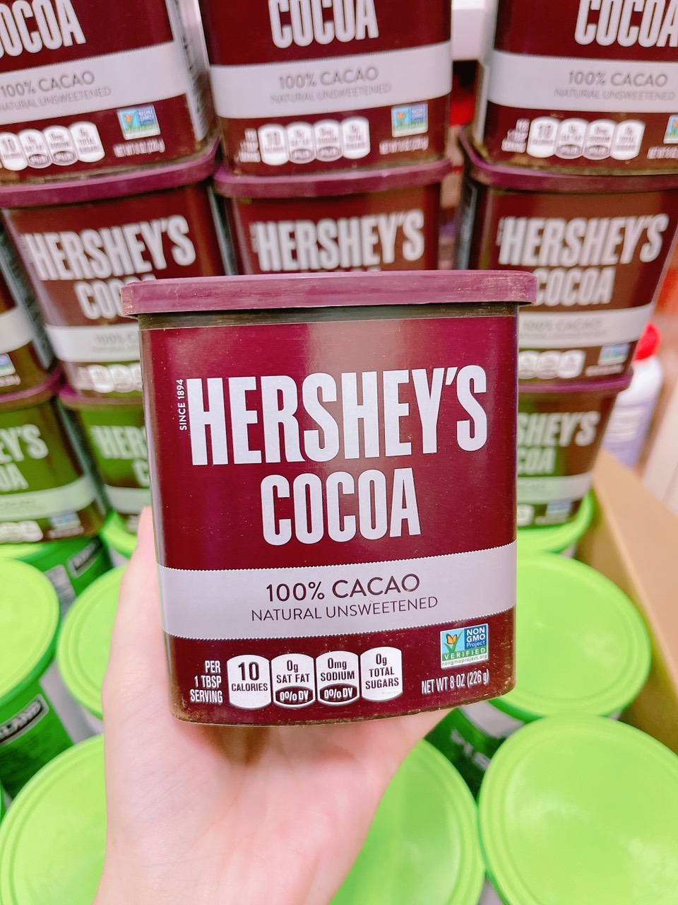 Bột cacao nguyên chất Hershey's (226g) - Mỹ