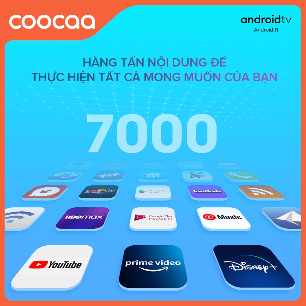 ✅Smart TV Full HD Coocaa 40 Inch Wifi - 40S7G - Android 11 - Viền mỏng - Miễn phí lắp đặt