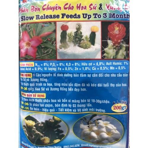 Phân bón chuyên dùng cho cây Sen đá , xương rồng