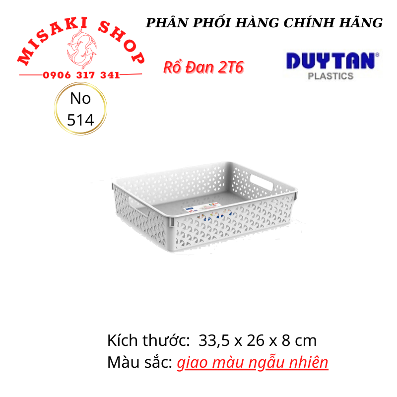[HCM]Combo 05 Rổ Đan 2T6 DT514 Duy Tân | MISAKISHOP