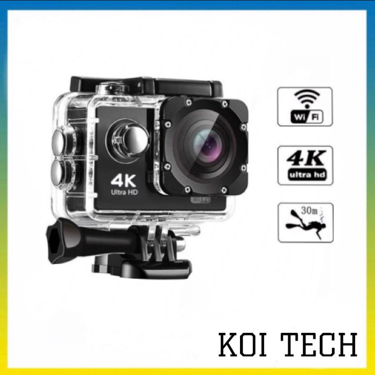 Camera hành trình chống nước chống rung 4K 16M SPORT Ultra HD DV, kết nối wifi ( Goplus Cam), góc quay 170 độ - CAMERA HÀNH TRÌNH XE MÁY WIFI