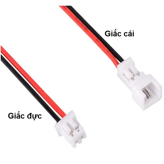 Giắc 1.25mm 2P/ Cáp 1.25mm 2P