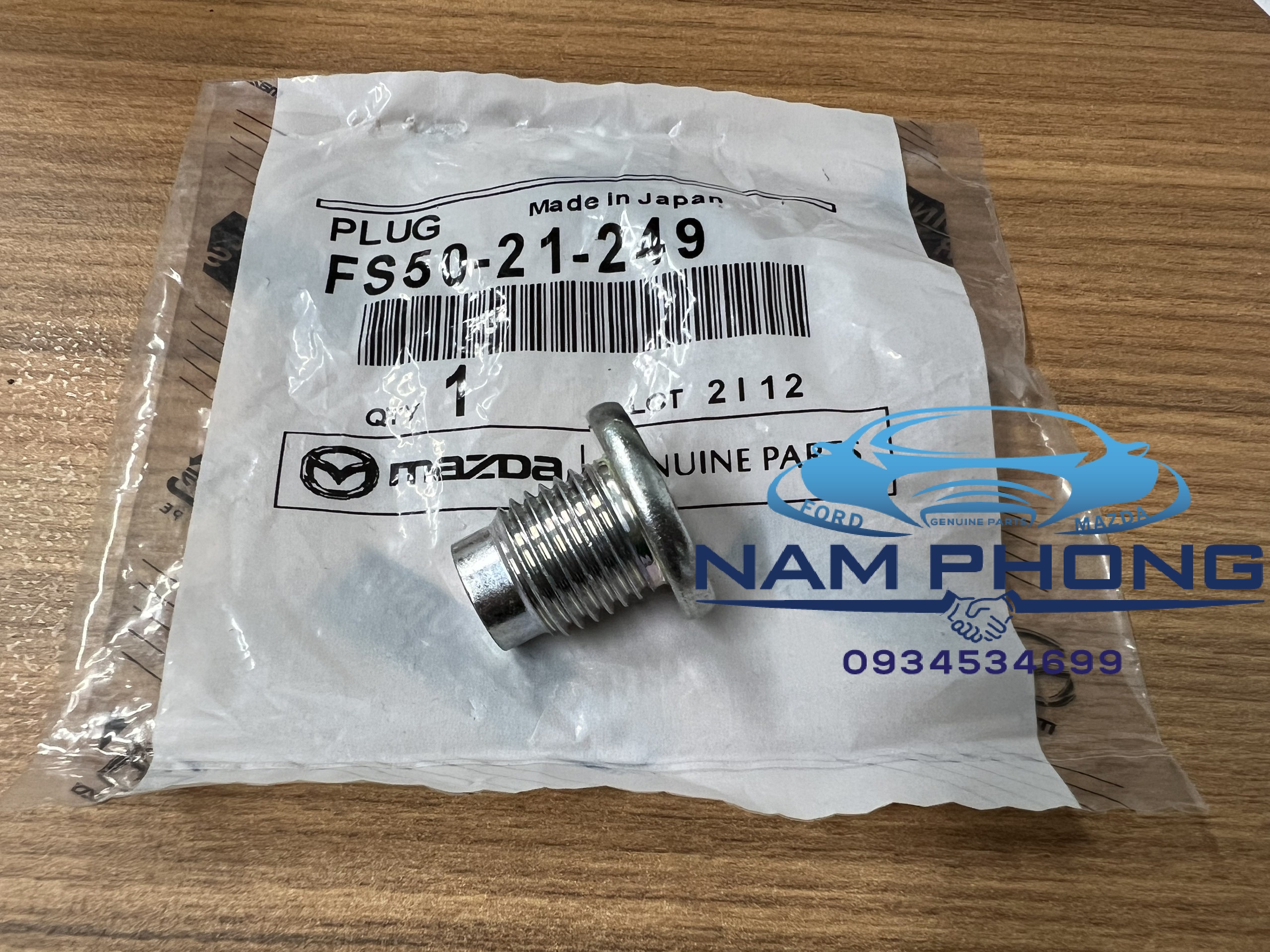 Ống xả dầu mazda 3 mazda2 - ốc rốn dầu mazda 3 mazda 2 2015 - 2018 - fs5021249