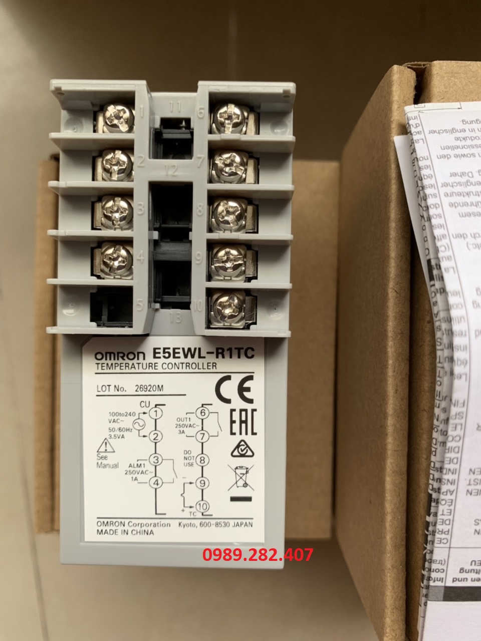 [HCM]Đồng hồ nhiệt độ E5EWL-R1TC