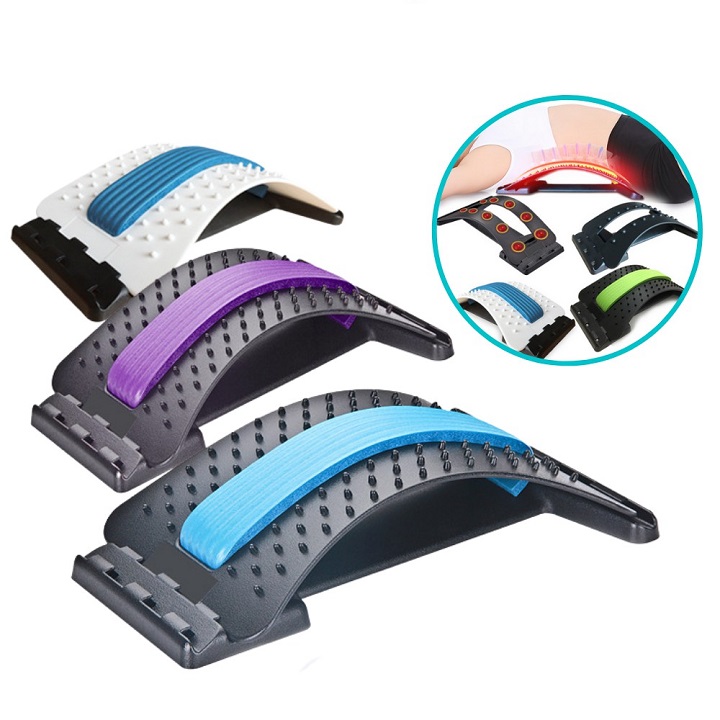 Massage instrument support set back and spine-frame straightening spine relieve lower back pain, reduce cervical spondylosis, treatment disc herniation