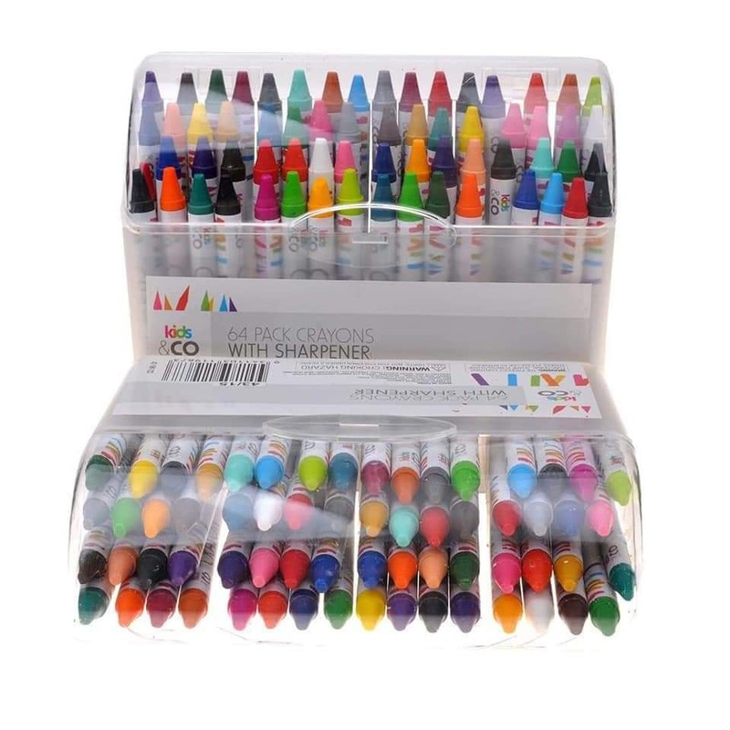 BỘ MÀU 64 CHI TIẾT CHO BÉ THỎA SỨC SÁNG TẠO- BÚT CHÌ MÀU