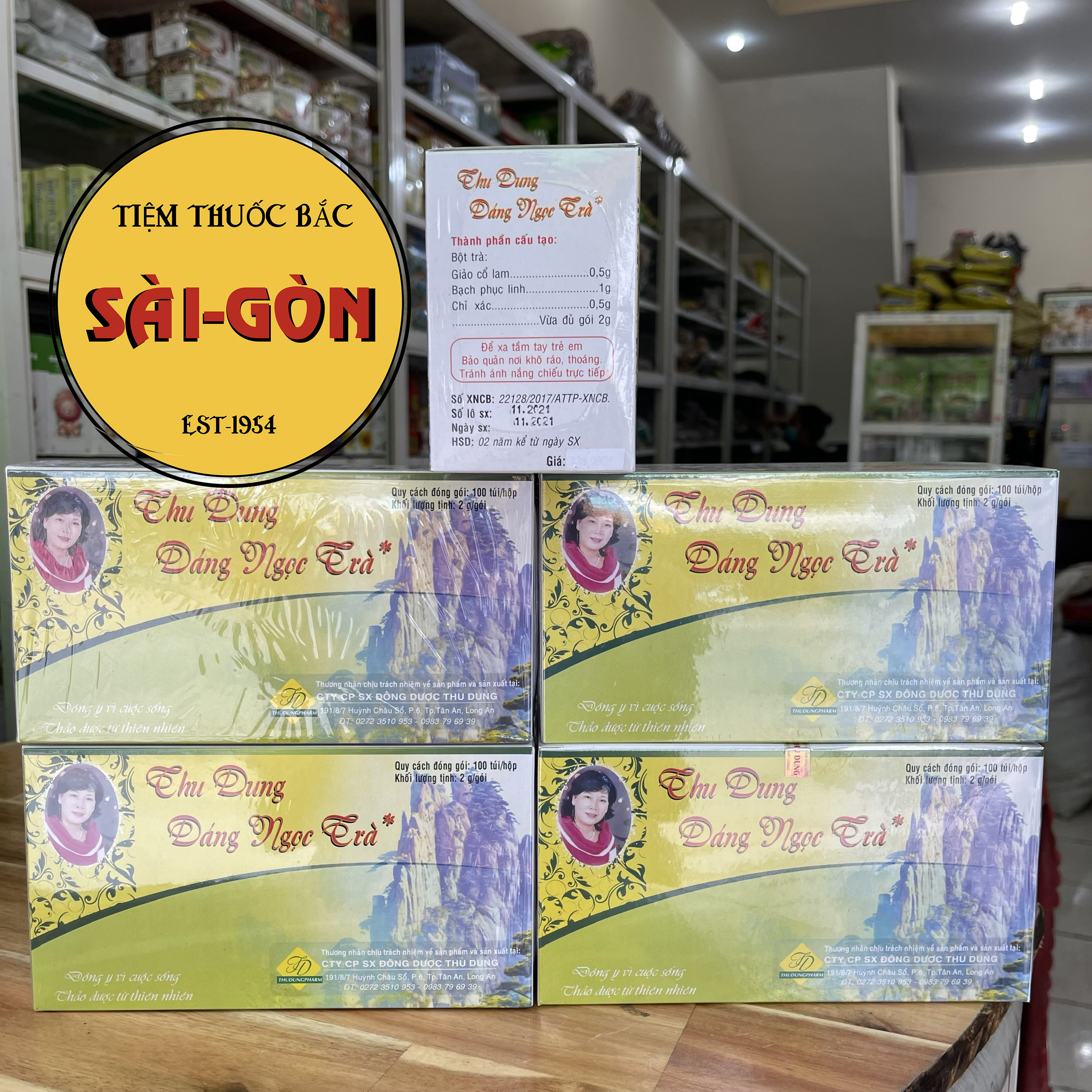 Trà Dáng Ngọc - Hộp 100 Túi Lọc