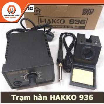 Trạm hàn Hakko 936 công nghệ nhật bản điều chỉnh nhiệt độ _Tay hàn Hakko 907