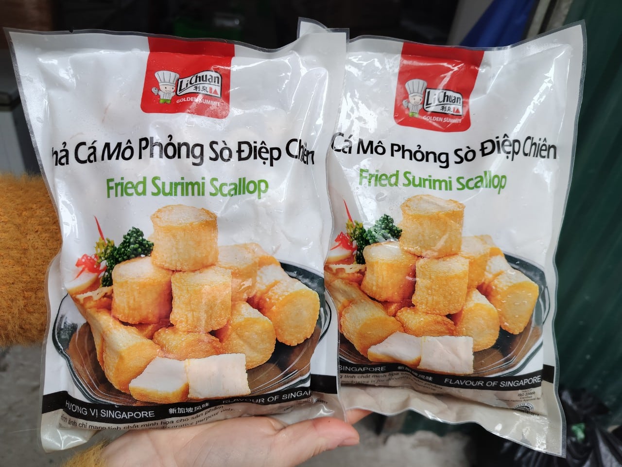 Gói 500g SÒ ĐIỆP SURIMI Lichuan