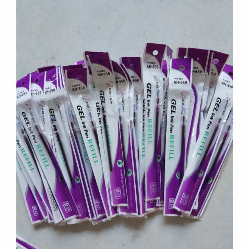 Combo 30 - 50 - 100 ngòi 0,38mm bút nước mực tím thay thế bút chữ a
