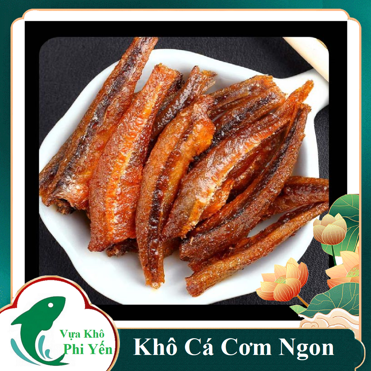 Khô cá cơm không đầu - rim chua ngọt đậm vị hao cơm khó cưỡng- Khô cá cơm không đầu