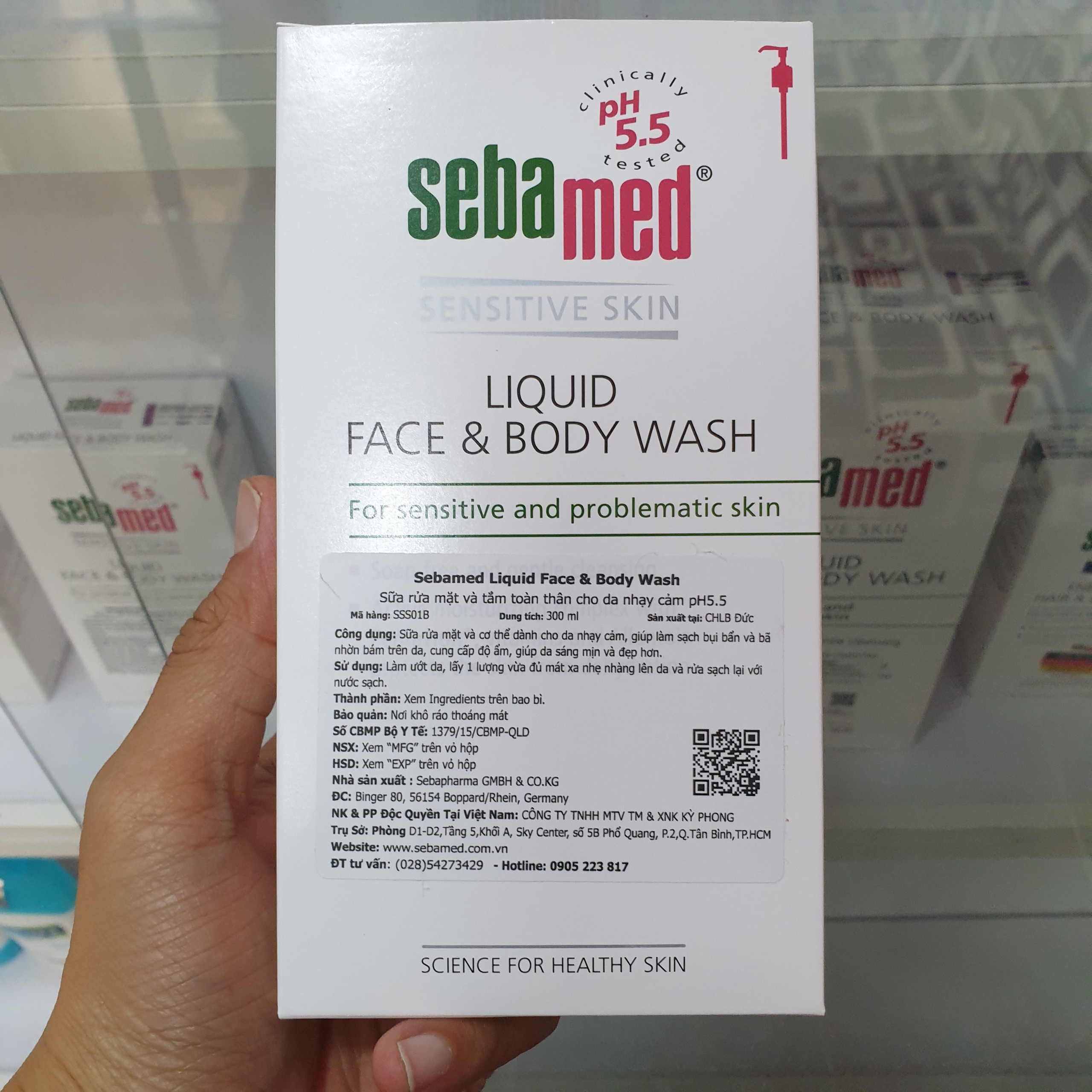 Sebamed Face Body Wash 300ml