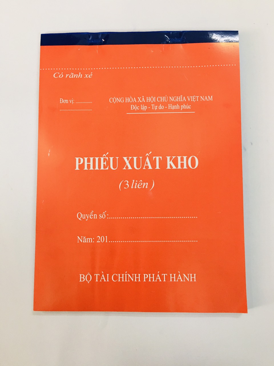Phiếu Xuất Kho/Nhập Kho 3 liên loại dày 100 tờ A4