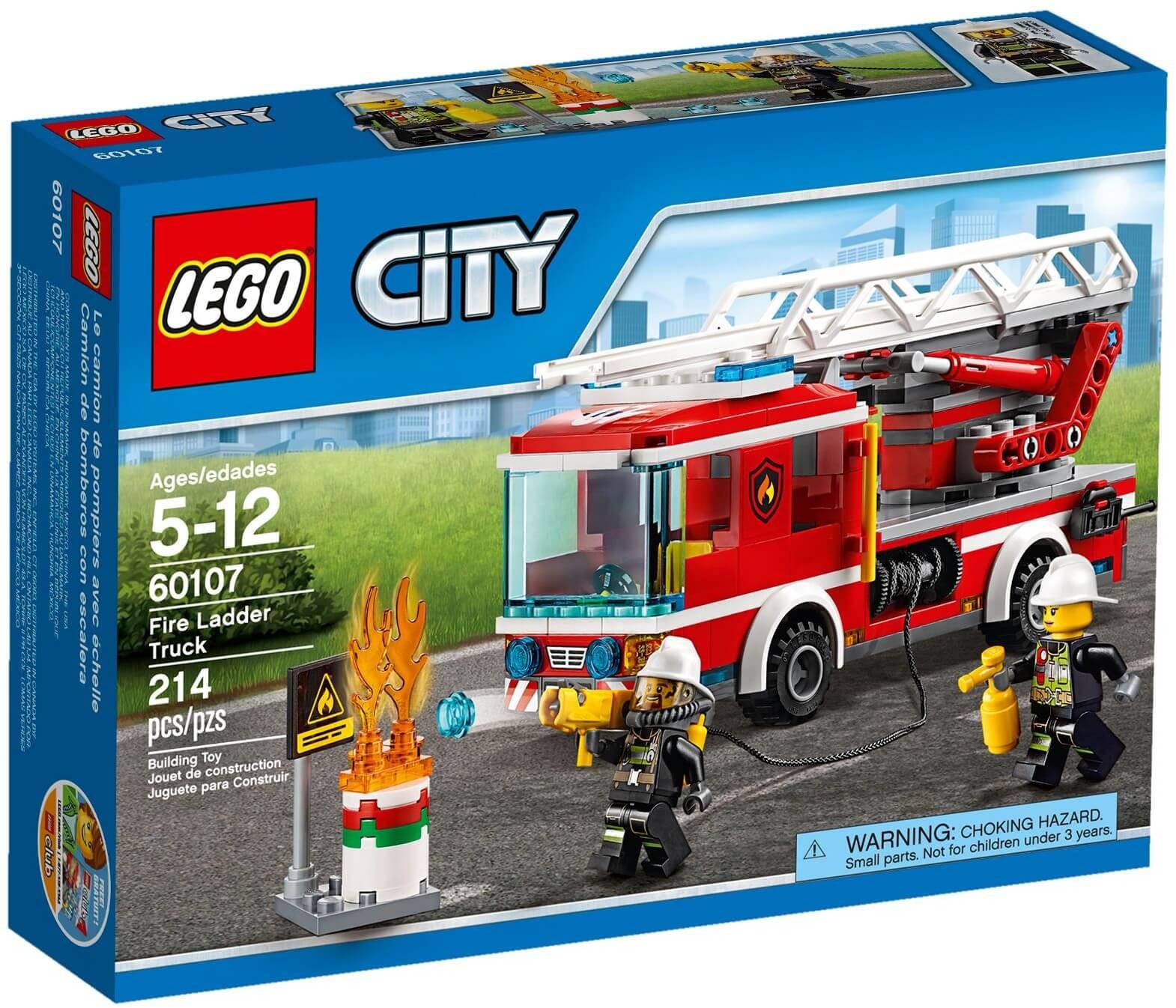 Mua đồ chơi LEGO City 60107 - Xe Tải Cứu Hỏa (LEGO City Fire Ladder Truck 60107)