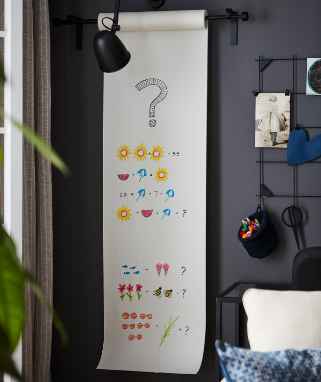 Cuộn giấy vẽ MALA IKEA size 45cm x 30m