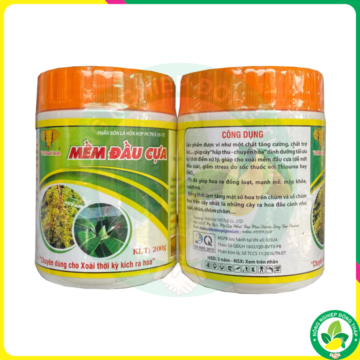 [COMBO 2 CHAI] MỀM ĐẦU CỰA – Chuyên dùng cho Xoài thời kỳ kích ra hoa (Chai 200g)