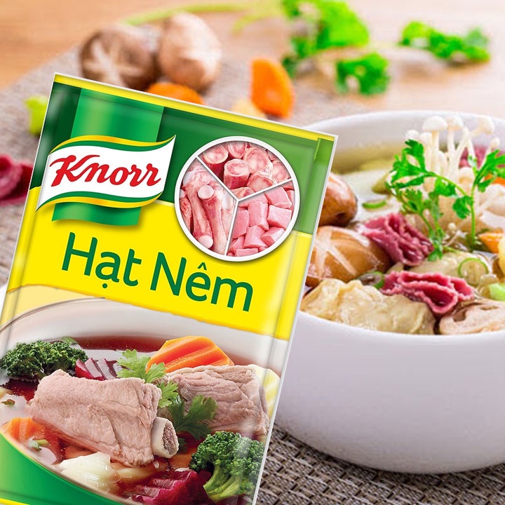 hoàn tiền 15%[DATE 12/2024][HỎA TỐC] Hạt Nêm Knorr Thịt Thăn, Xương Ống và Tủy Bổ Sung Vitamin A 1.8Kg