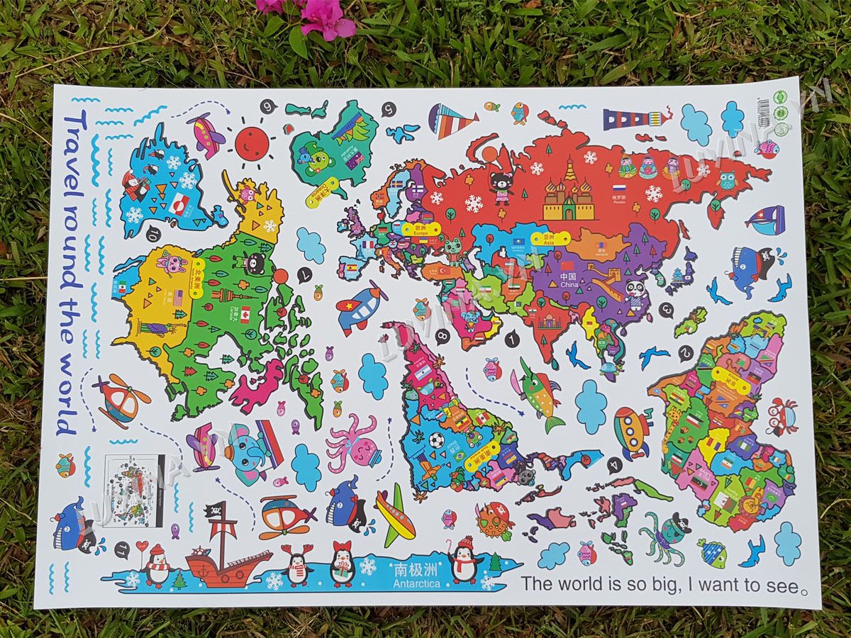 [HCM]DECAL DÁN TƯỜNG BẢNG MÀU CHO BÉ