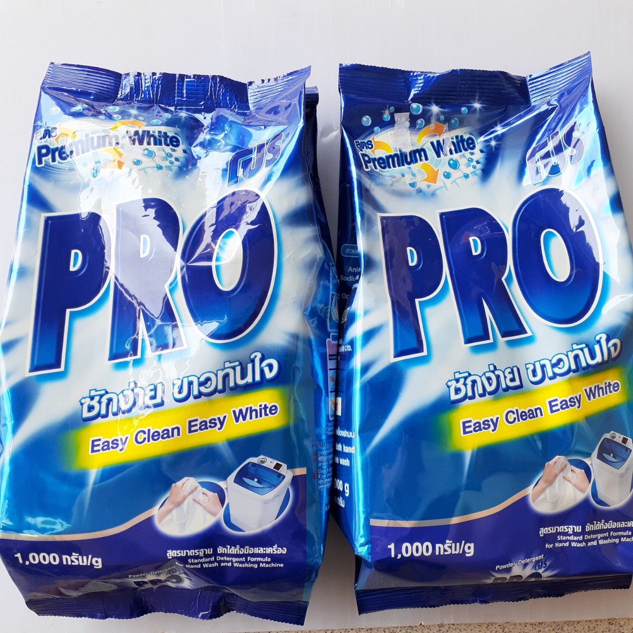 Bột giặt trắng sạch PRO Thái Lan 1kg
