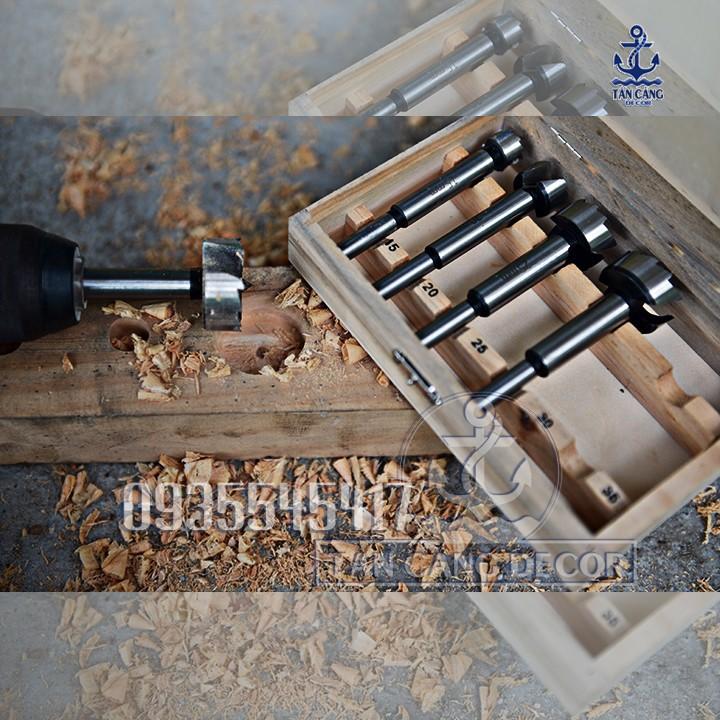 Bộ 5 Mũi Khoét Gỗ Forstner Bits ChenYu