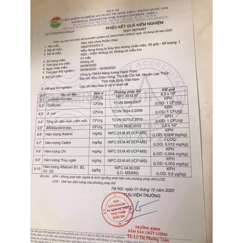 Men sữa chua thuần chay