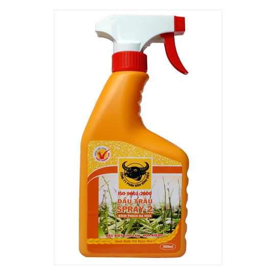 Phân Bón Đầu Trâu Cao Cấp SPRAY 2 500ml - Kích Thích Ra Hoa Cho Hoa Lan và Cây Kiểng