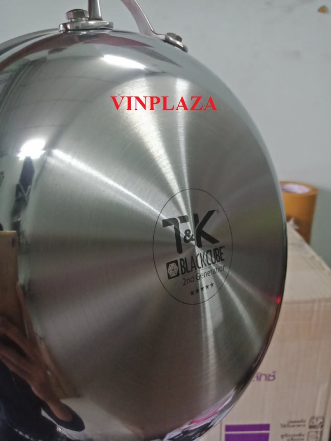 [HCM]Chảo chống dính inox T&K blackcube Hàn Quốc 32cm - BC32