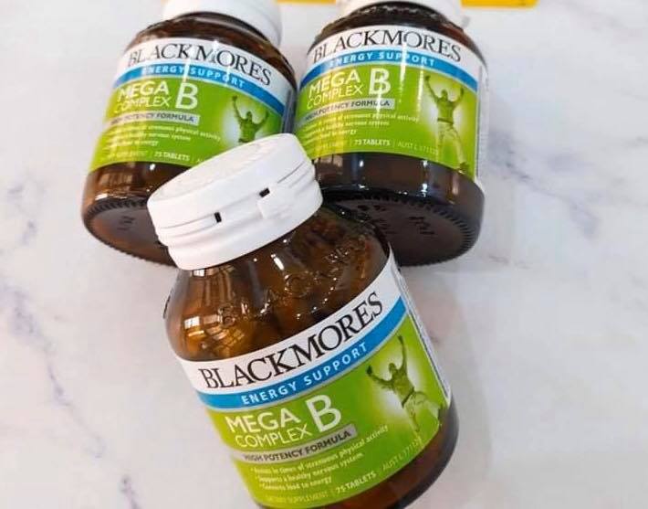 Vitamin B tổng hợp Blackmores Mega B Complex 75 viên