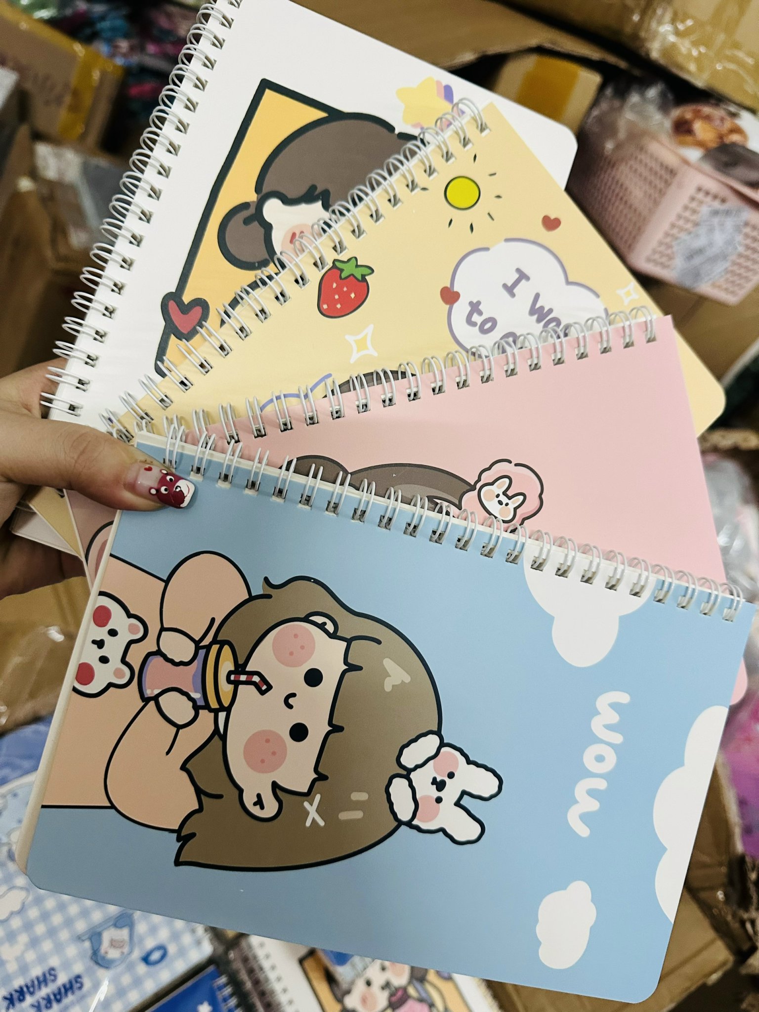 Sổ khoen A5 ( giao ngẫu nhiên)