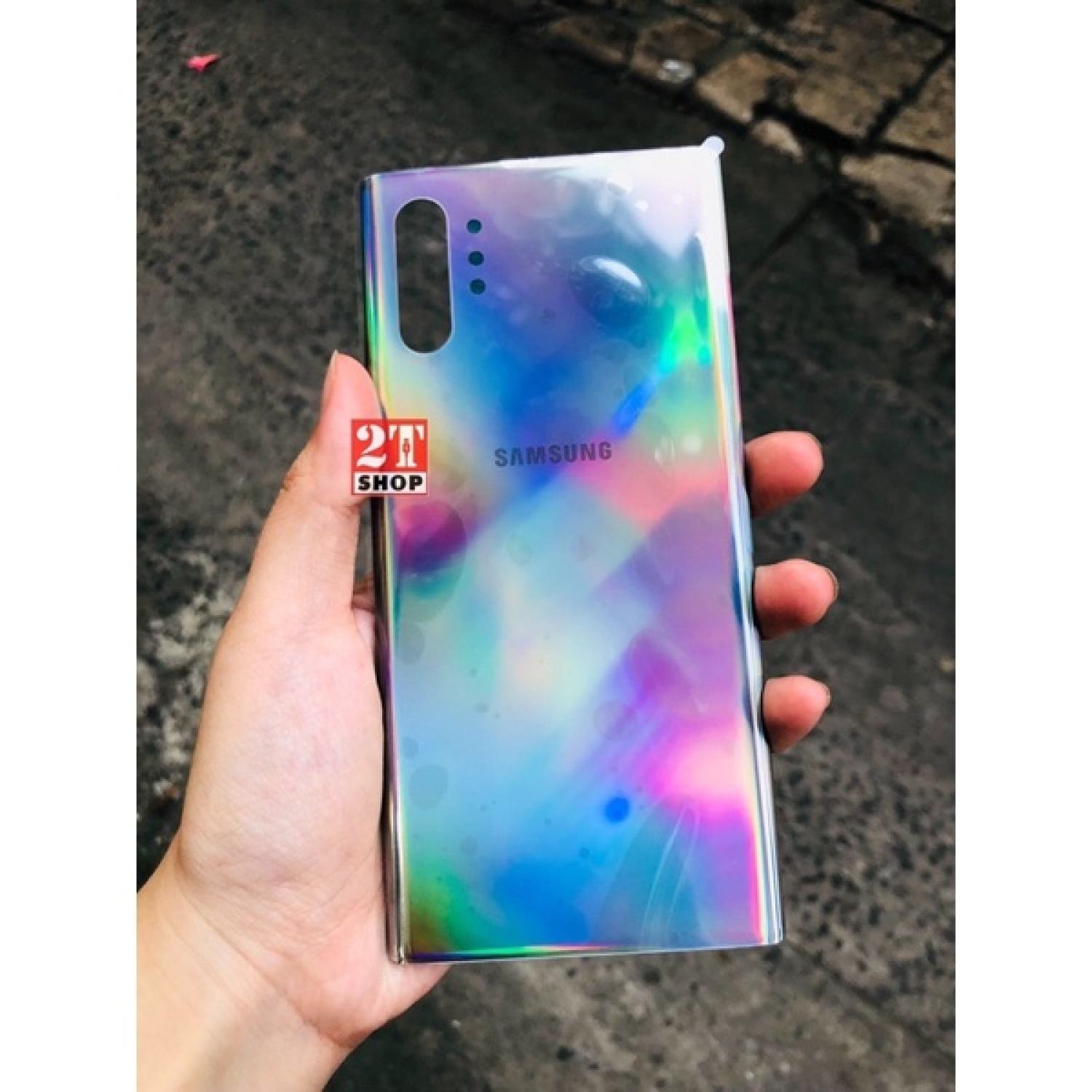 NẮP LƯNG GALAXY NOTE 10 PLUS 5G THAY THẾ, KÈM KEO RON