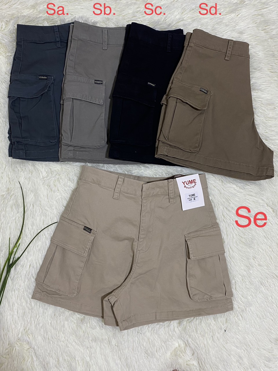 Quần sọt nữ Kaki túi hộp cao cấp mới về vải dày và co giãn