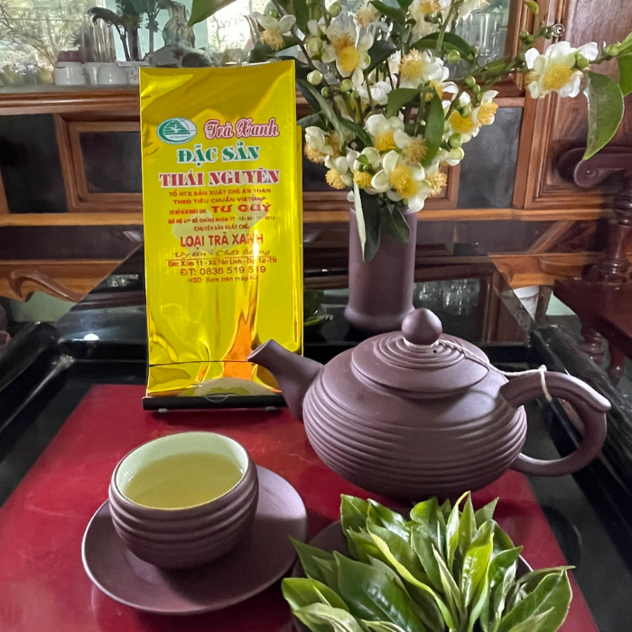 Trà xanh Thái Nguyên Tư Quý(6 gói 100g)