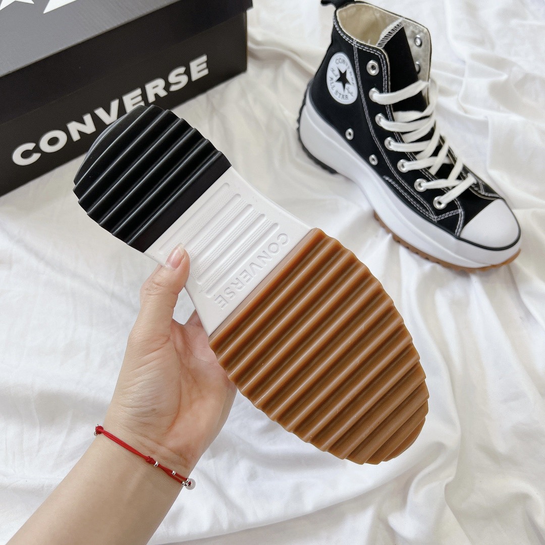 Giày C0nverse Run Star Hike Twisted Classic Foundational Canvas ( full box + bill + túi converse + tất )