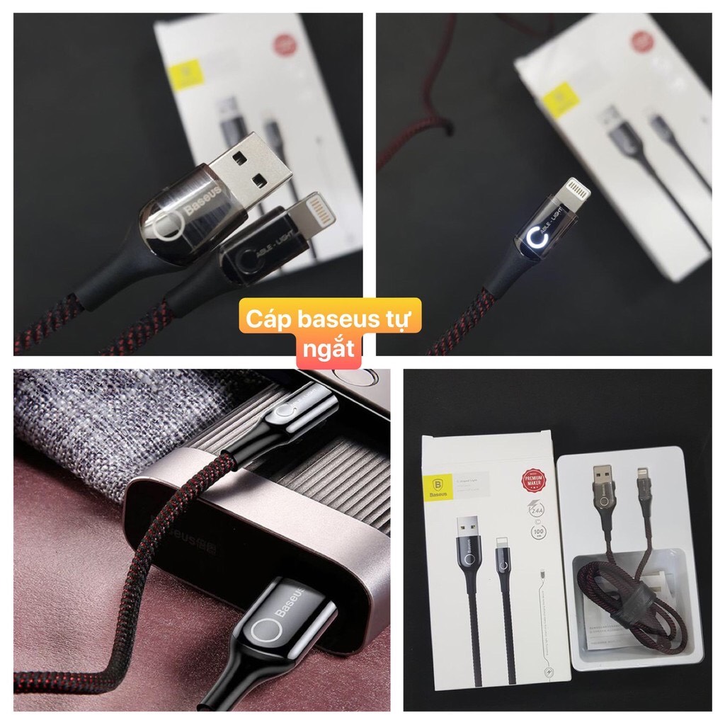 [ CHÍNH HÃNG ] CÁP SẠC TỰ NGẮT CHO IPHONE - BH 12 THÁNG 1 ĐỔI 1.