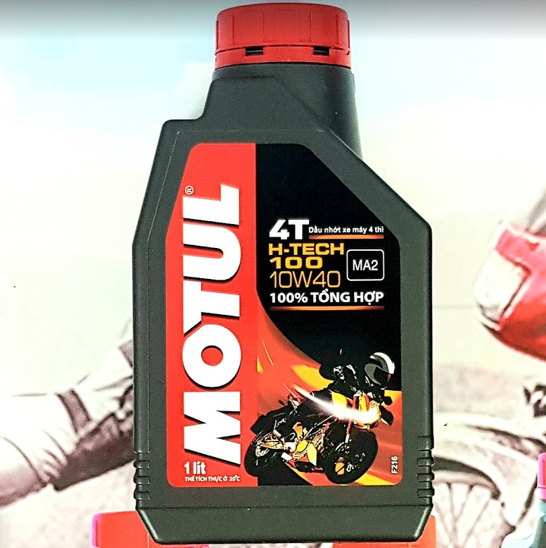 [MOTO PKL] MOTUL H-Tech 100 10W40 (tổng hợp) MA2