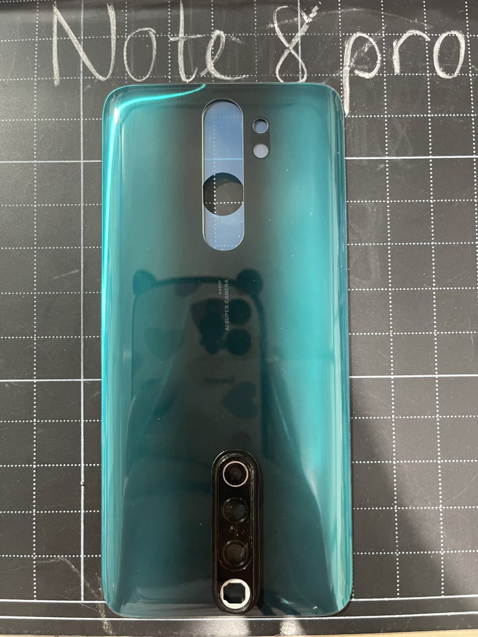 Nắp lưng thay thế Redmi Note 8 pro kèm kính camera