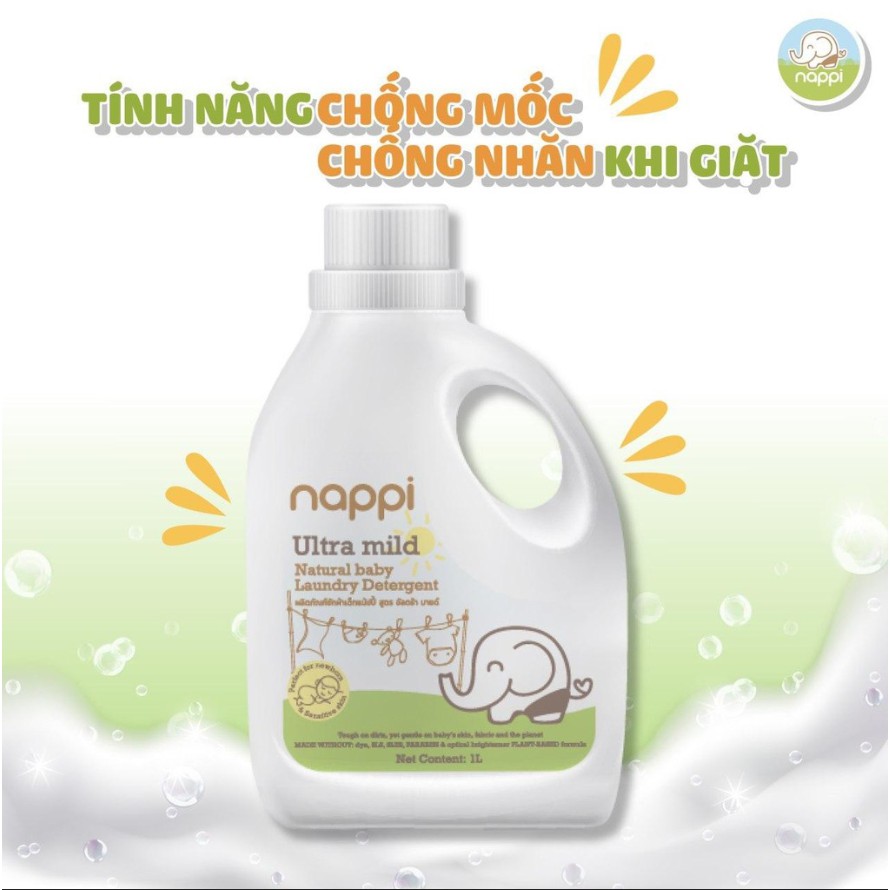 Nước Giặt Dầu Cọ Nappi 1000ml