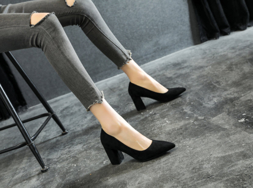 Giày Búp Bê Gót Vuông BIG SIZE _ HÀNG CÓ SẴN ( Size 40 ➡️ 43)